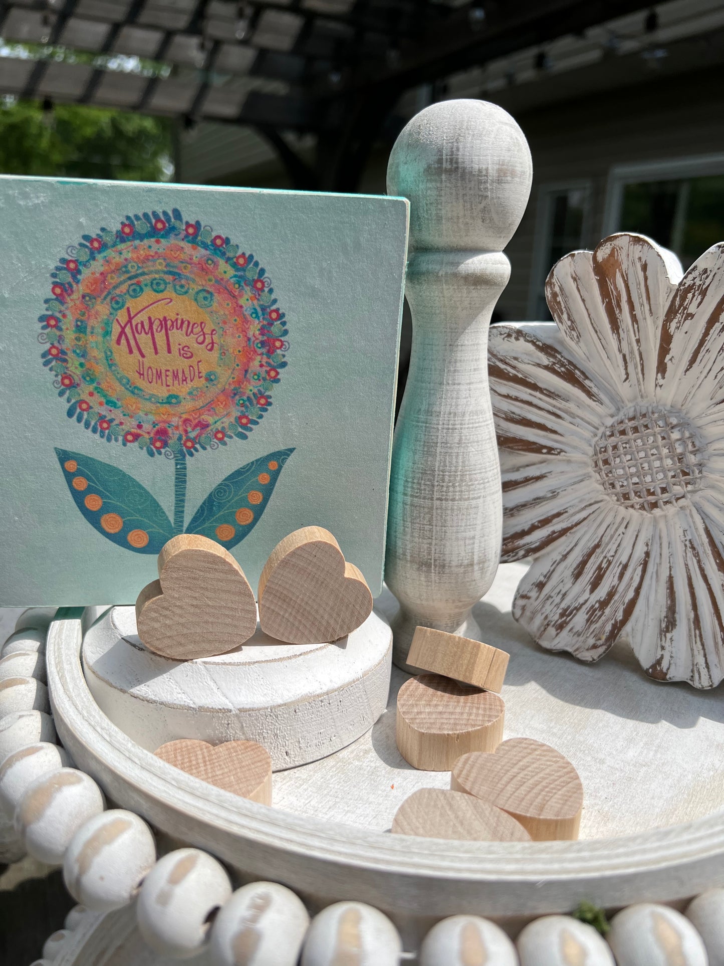 HAPPINESS IS HOMEMADE MESSAGE BLOCK