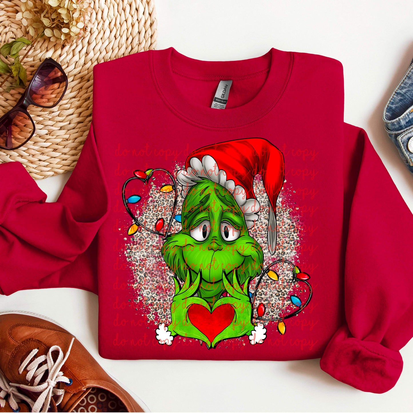 Green Guy with Christmas lights