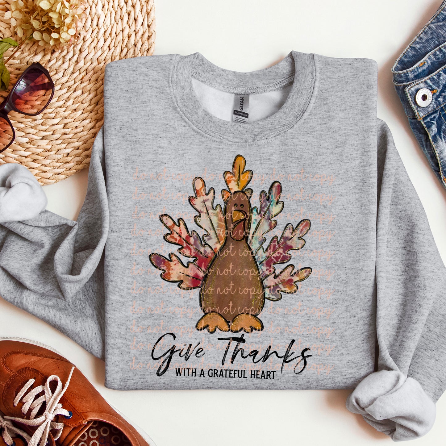 Give Thanks With a Grateful Heart Turkey