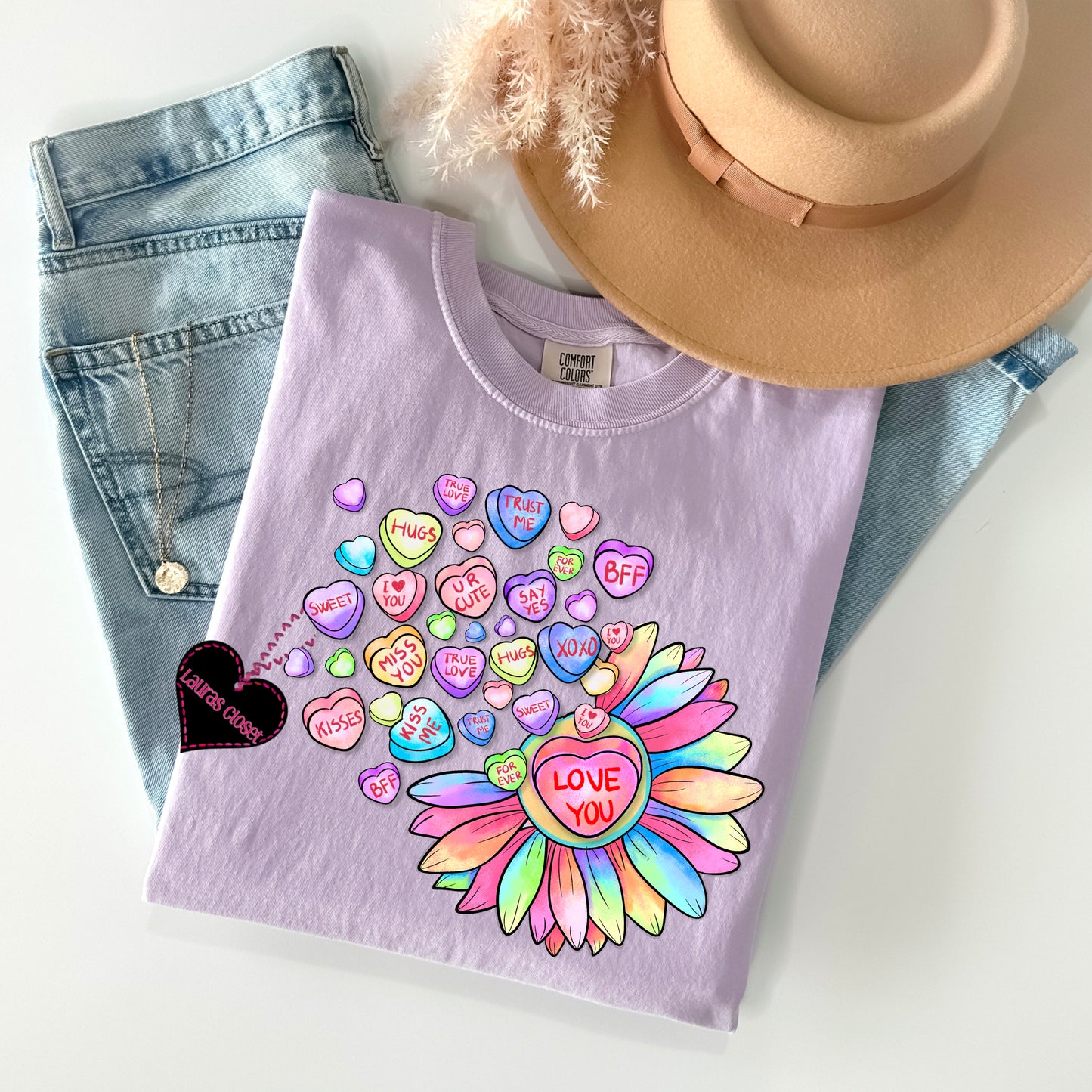 Candy Hearts Daisy