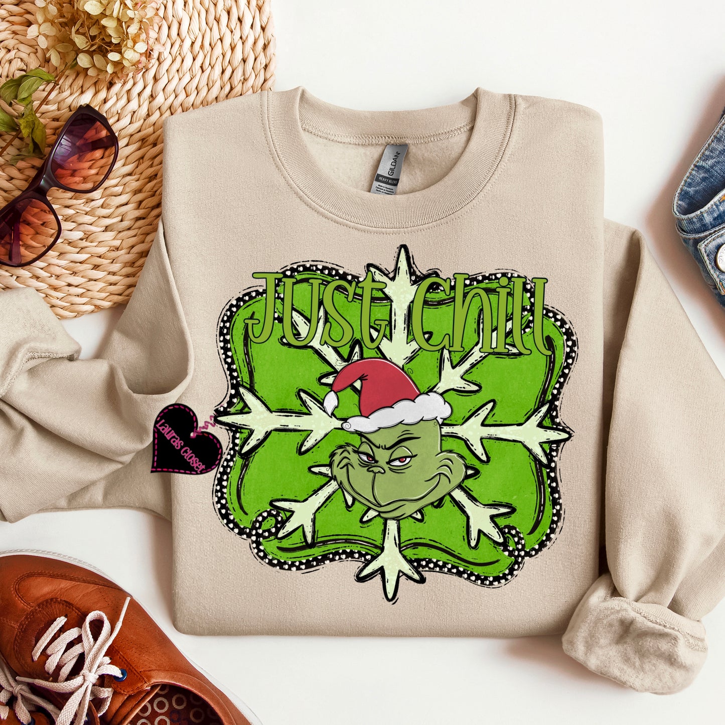 Green Guy with Snowflake