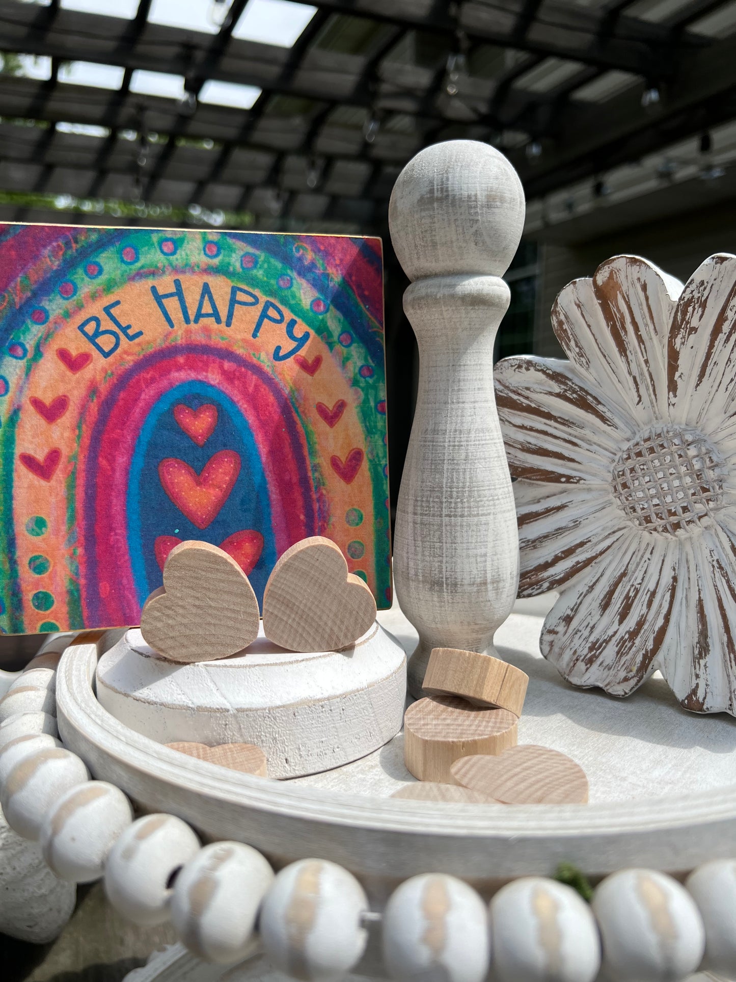 BE HAPPY MESSAGE BLOCK