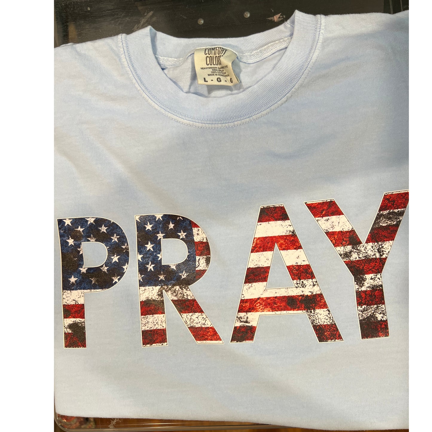 Pray - Large- Light Blue CHAMBRAY - Ready to Ship