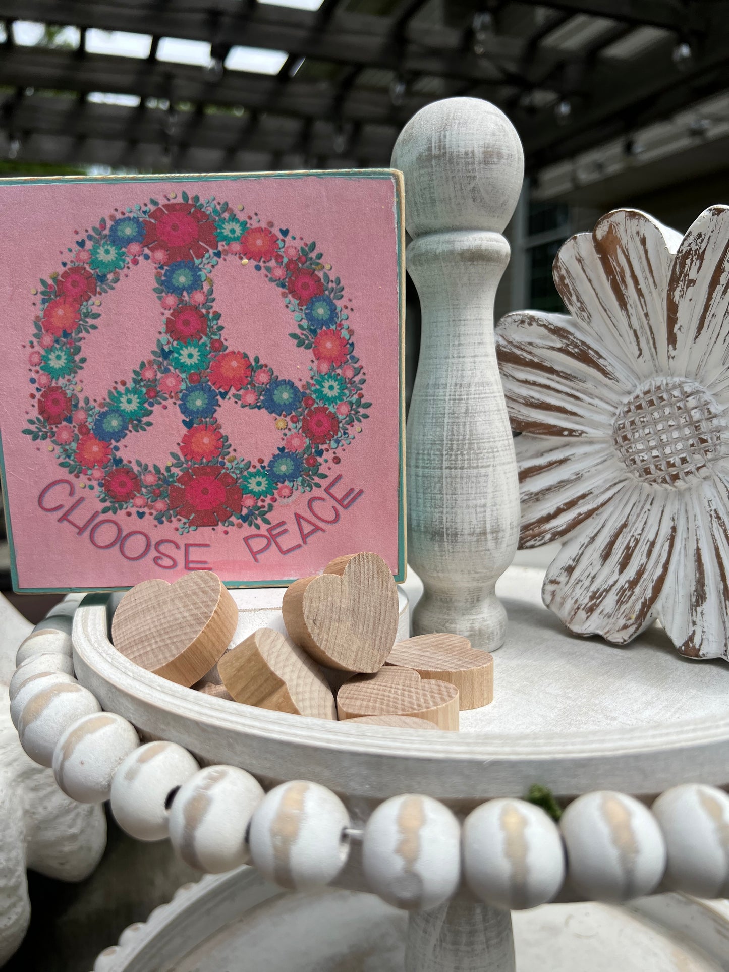 CHOOSE PEACE MESSAGE BLOCK