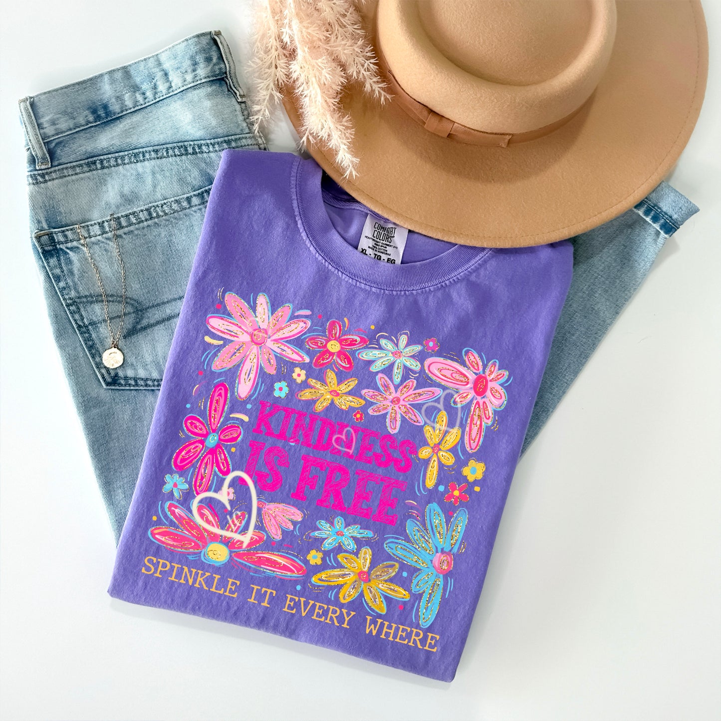 Kindness is Free - Sprinkle it Everywhere - Graphic Tee