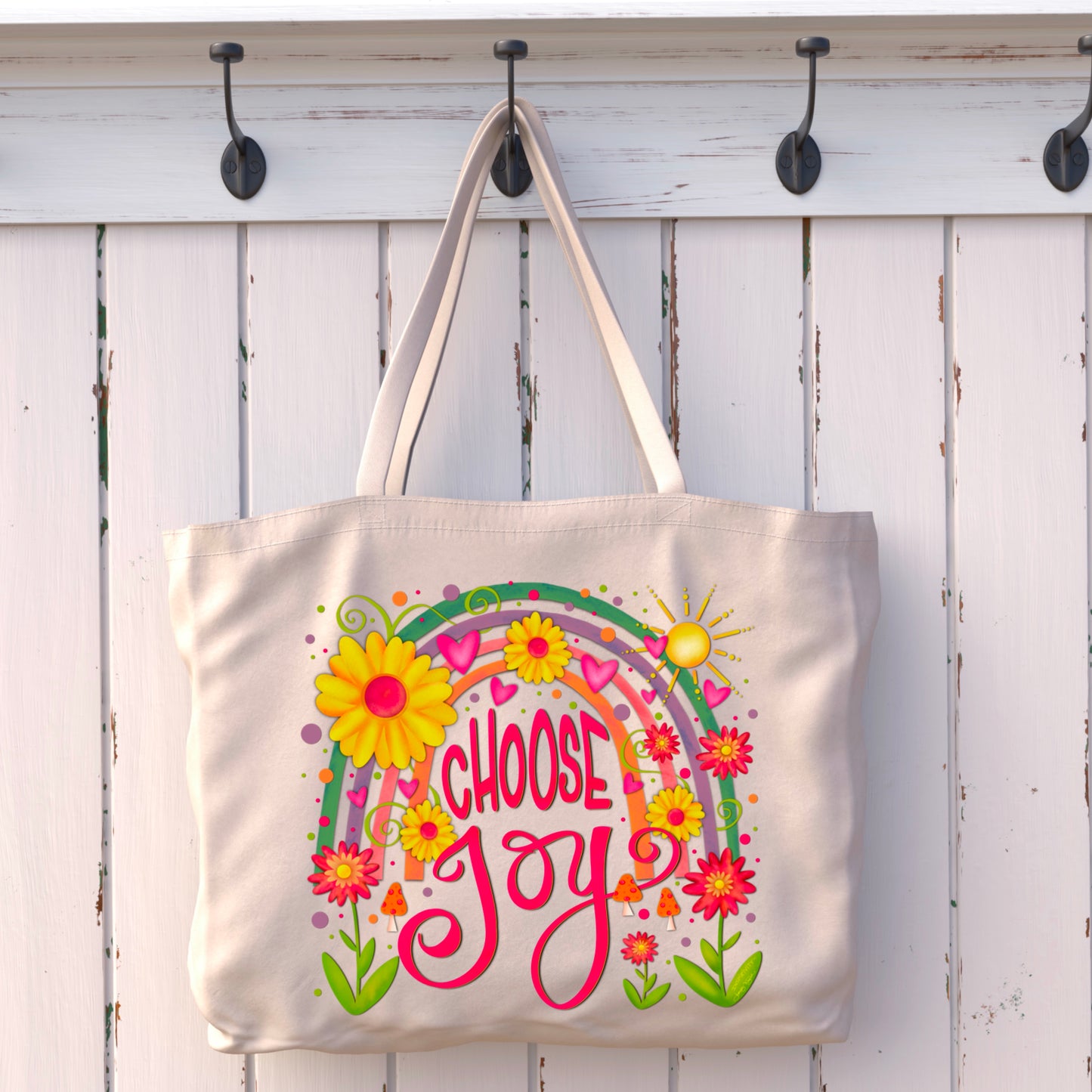 CHOOSE JOY TOTEBAGS