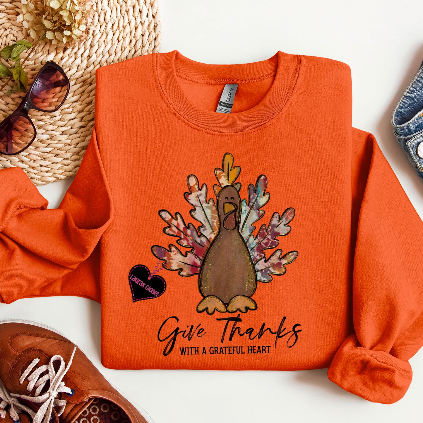 Give Thanks With a Grateful Heart Turkey