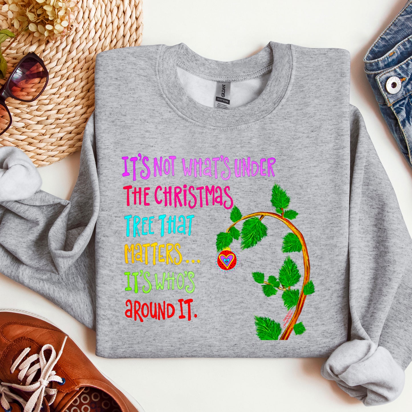 ITS NOT WHATS UNDER THE CHRISTMAS TREE