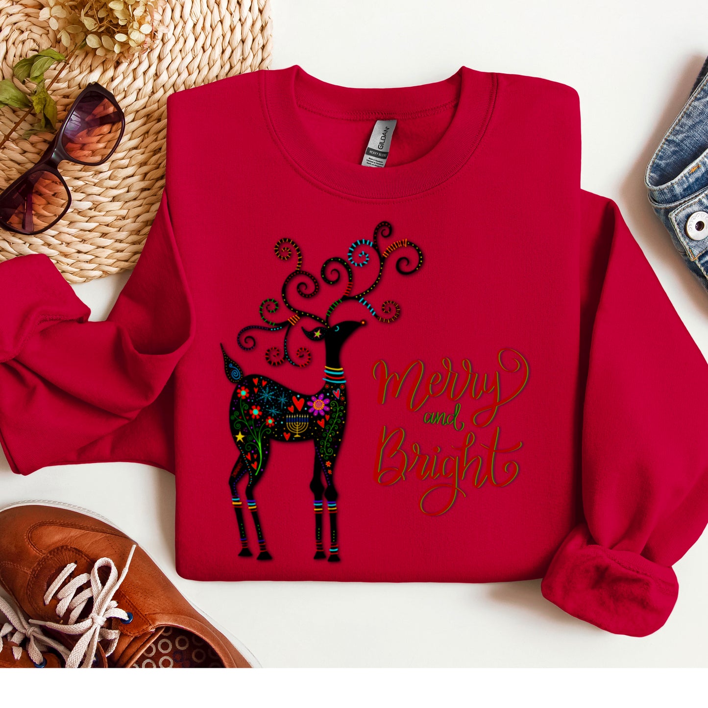 MERRY AND BRIGHT- DEER