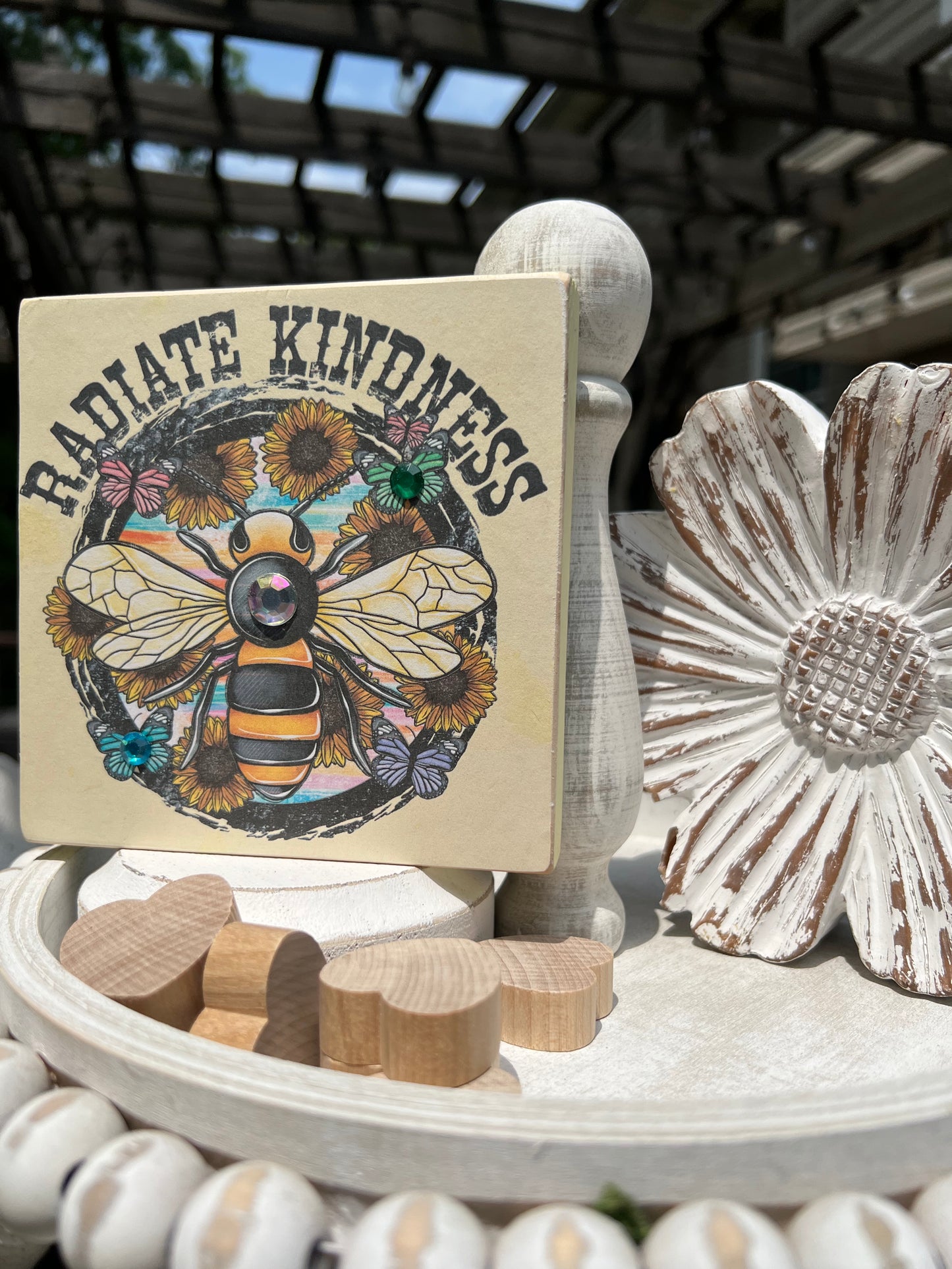 RADIATE KINDNESS MESSAGE BLOCK