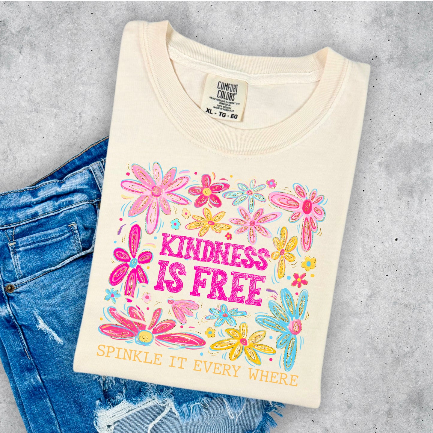 Kindness is Free - Sprinkle it Everywhere - Graphic Tee