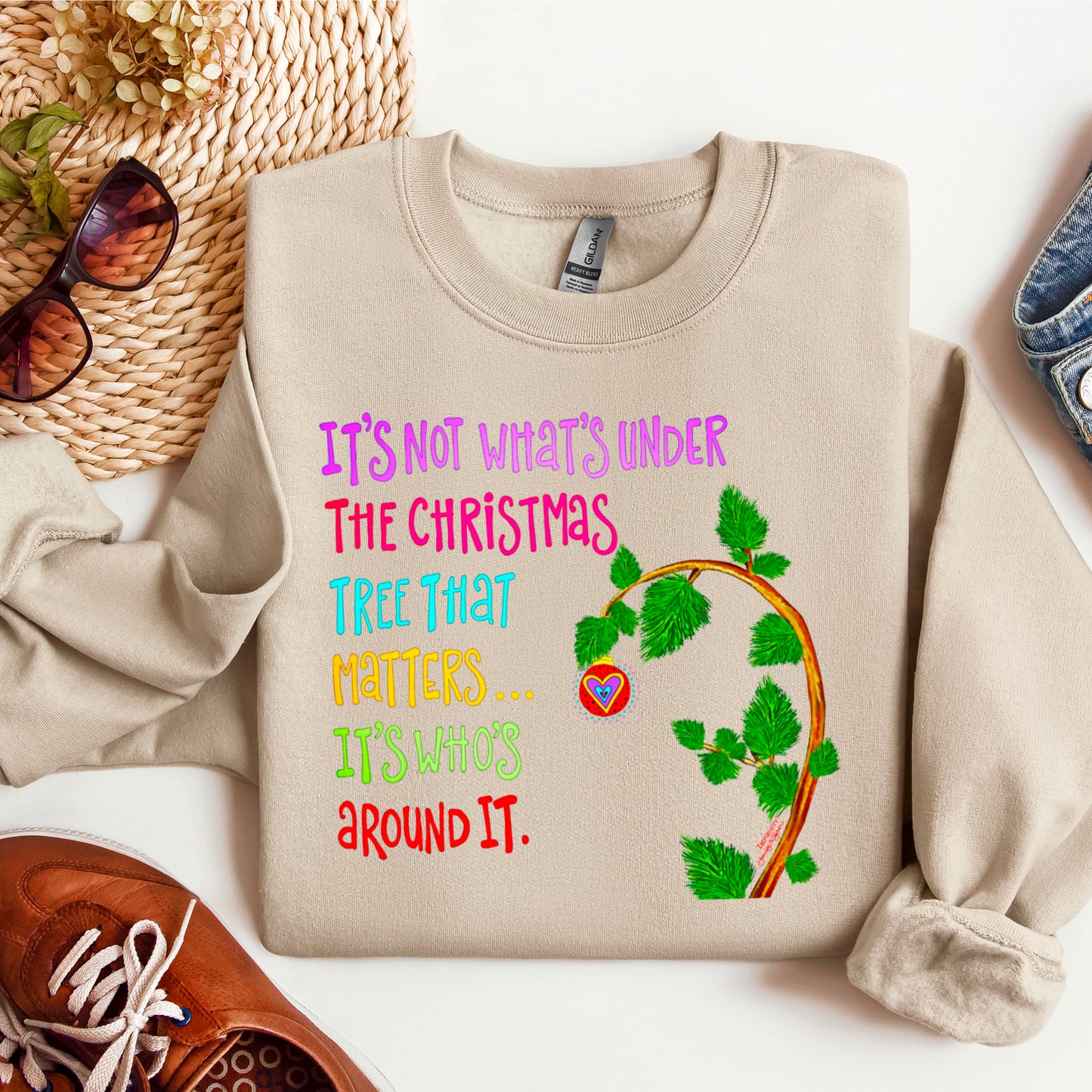 ITS NOT WHATS UNDER THE CHRISTMAS TREE