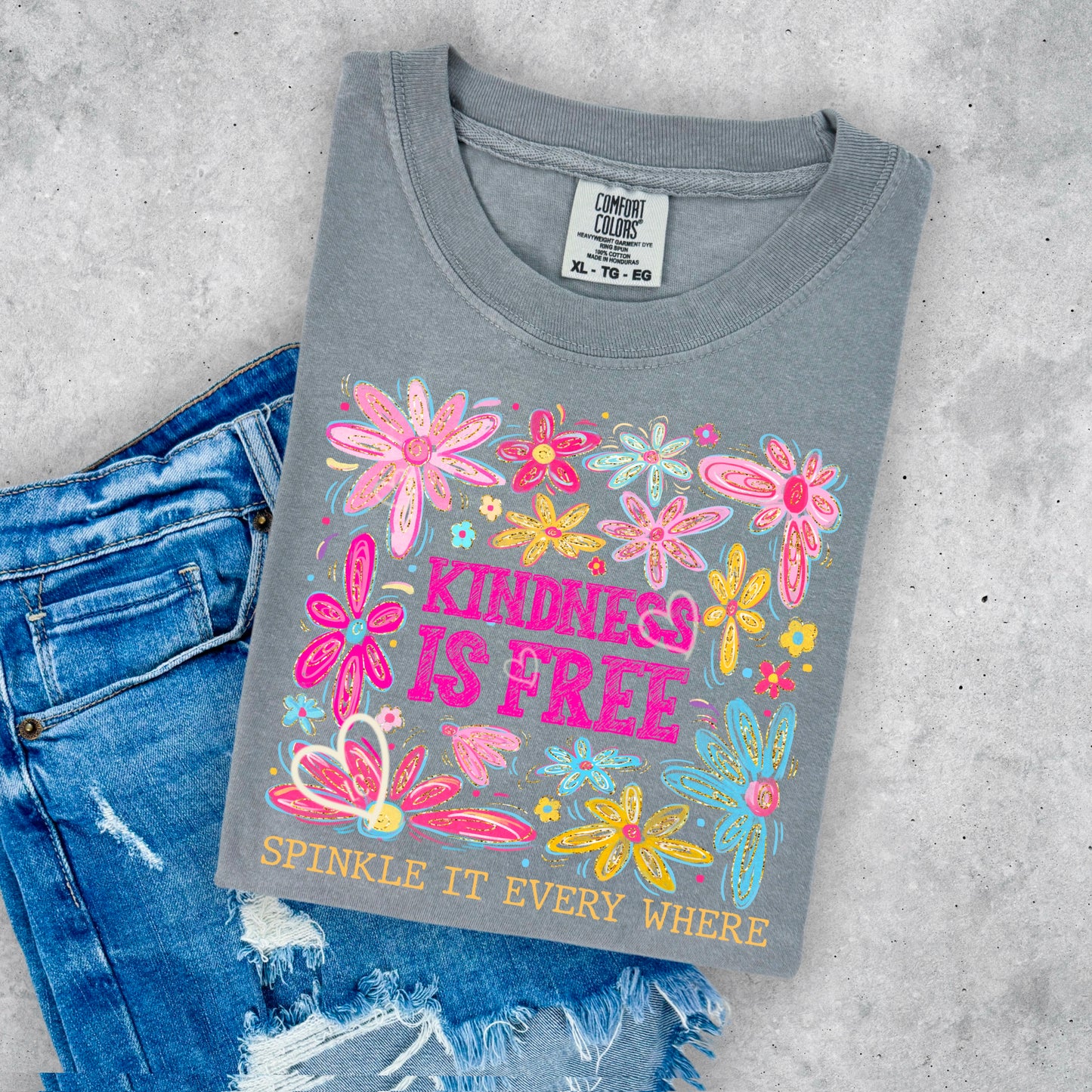 Kindness is Free - Sprinkle it Everywhere - Graphic Tee
