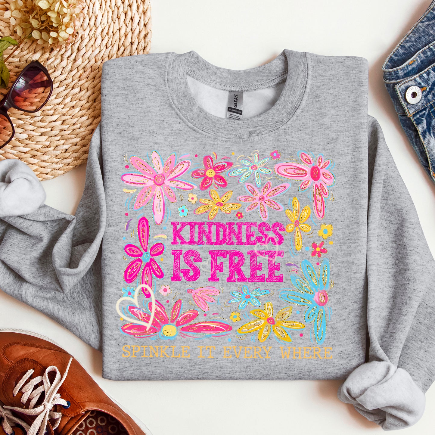 Kindness is Free - Sprinkle it Everywhere - Graphic Tee