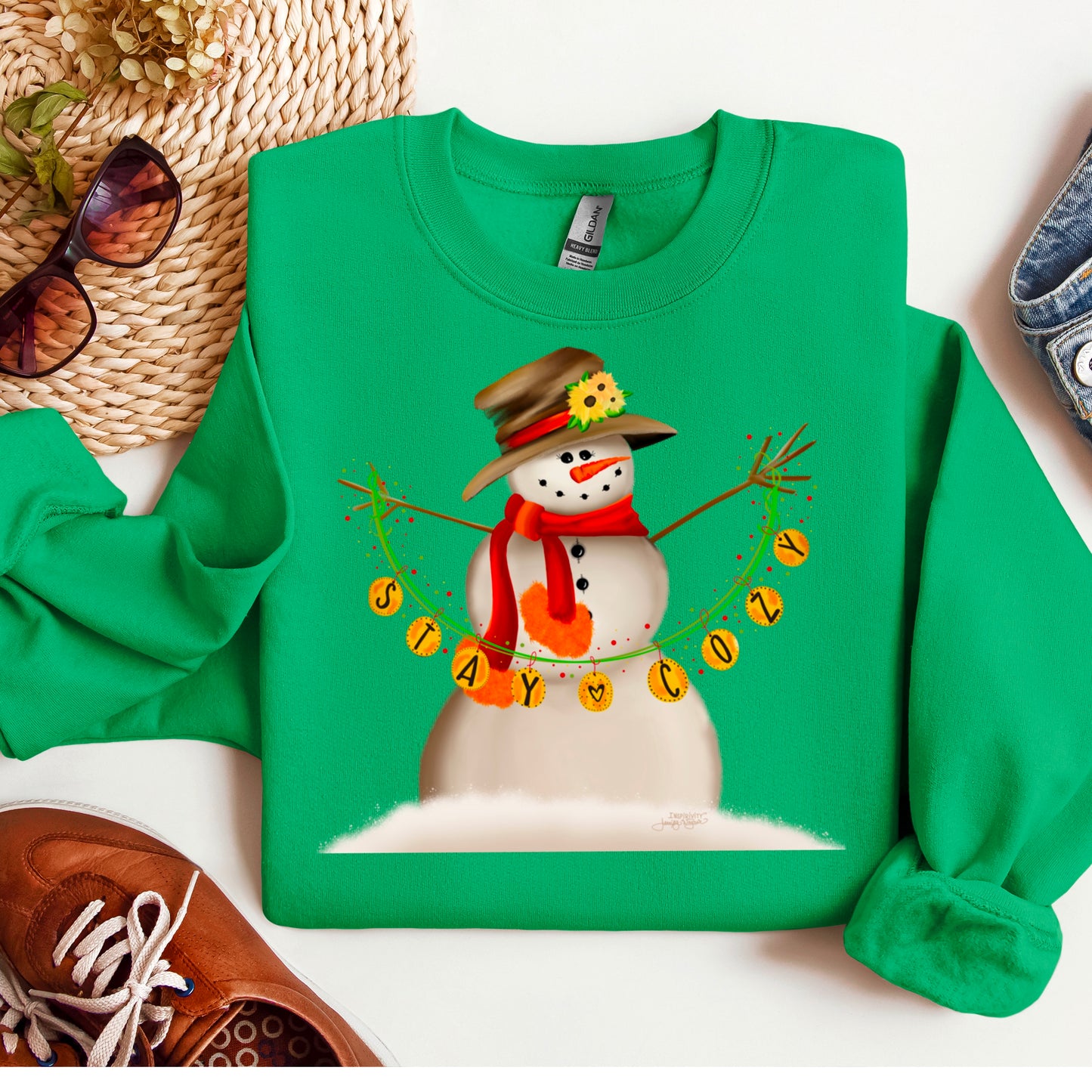 STAY COZY SNOWMAN