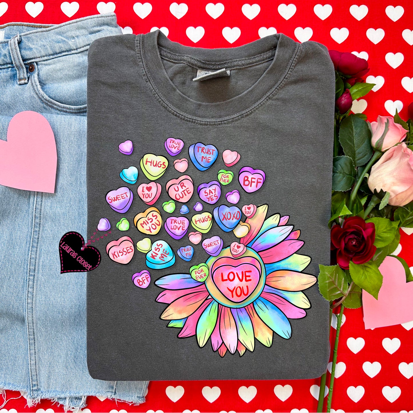 Candy Hearts Daisy