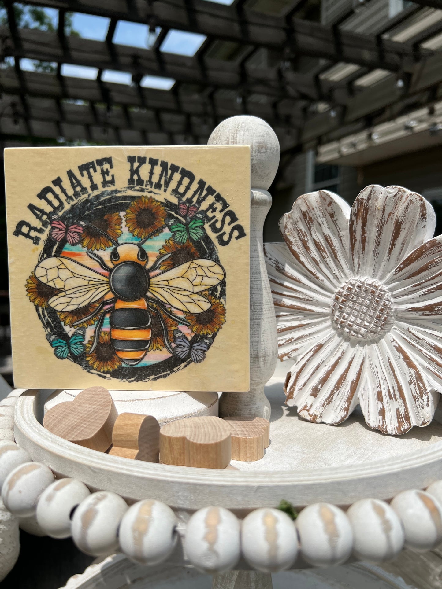 RADIATE KINDNESS MESSAGE BLOCK