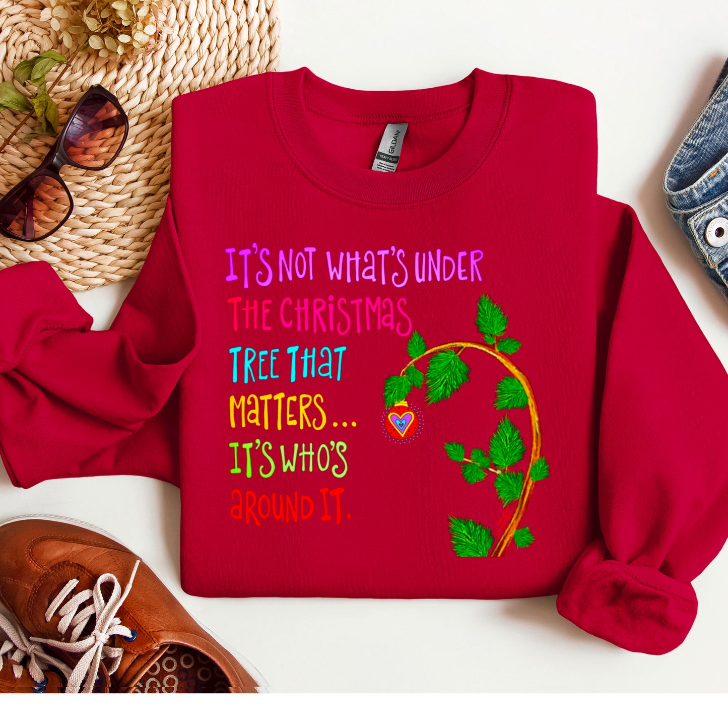 ITS NOT WHATS UNDER THE CHRISTMAS TREE