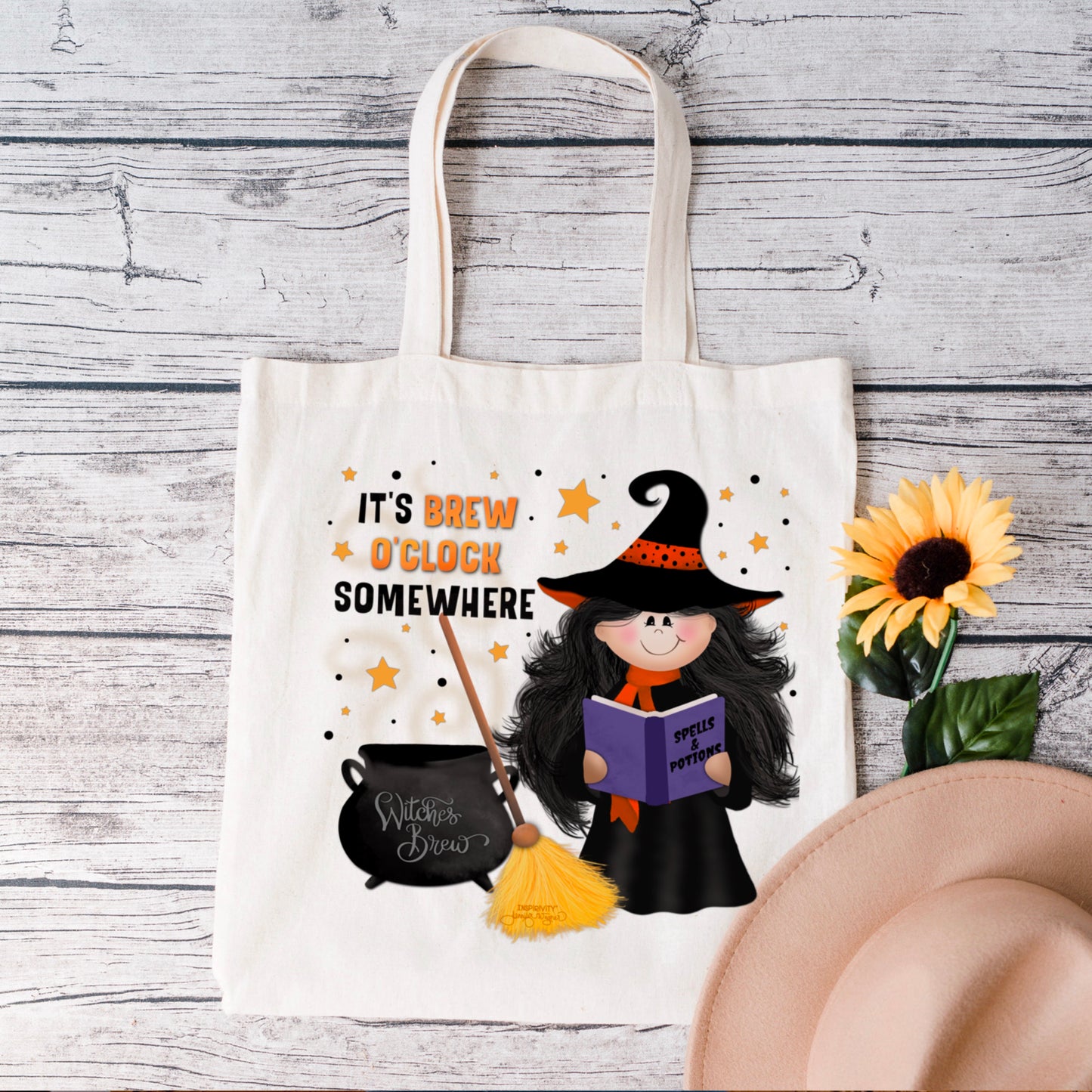 ITS BREW O’ CLOCK SOMEWHERE TOTEBAG