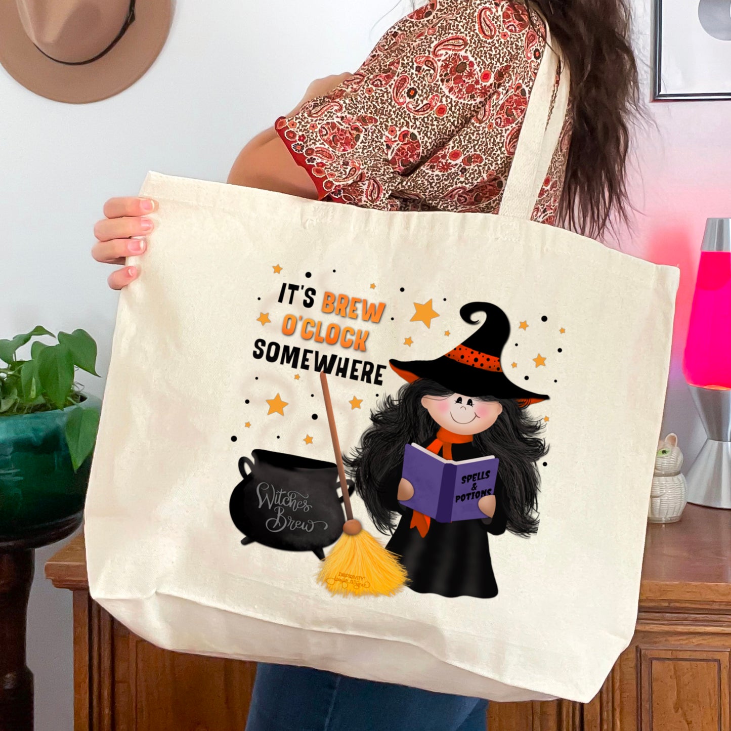 ITS BREW O’ CLOCK SOMEWHERE TOTEBAG
