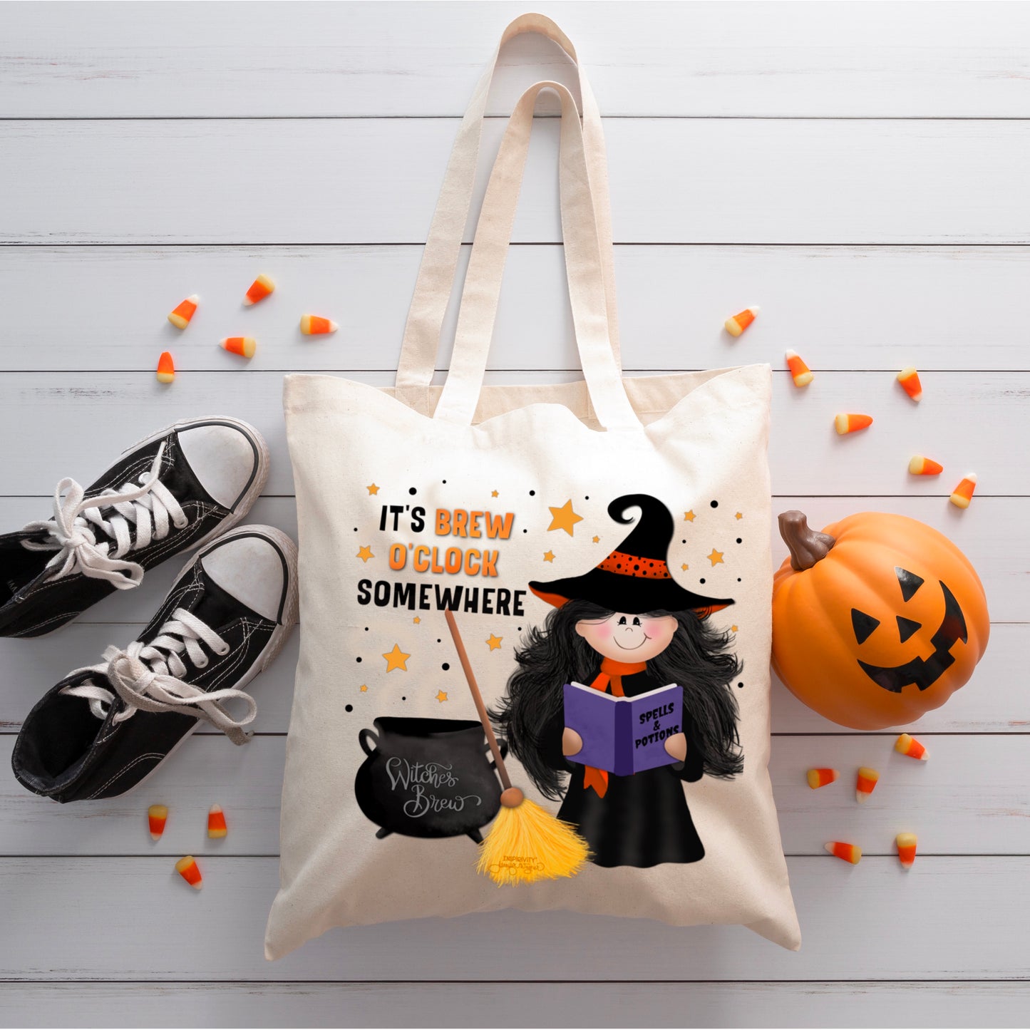 ITS BREW O’ CLOCK SOMEWHERE TOTEBAG