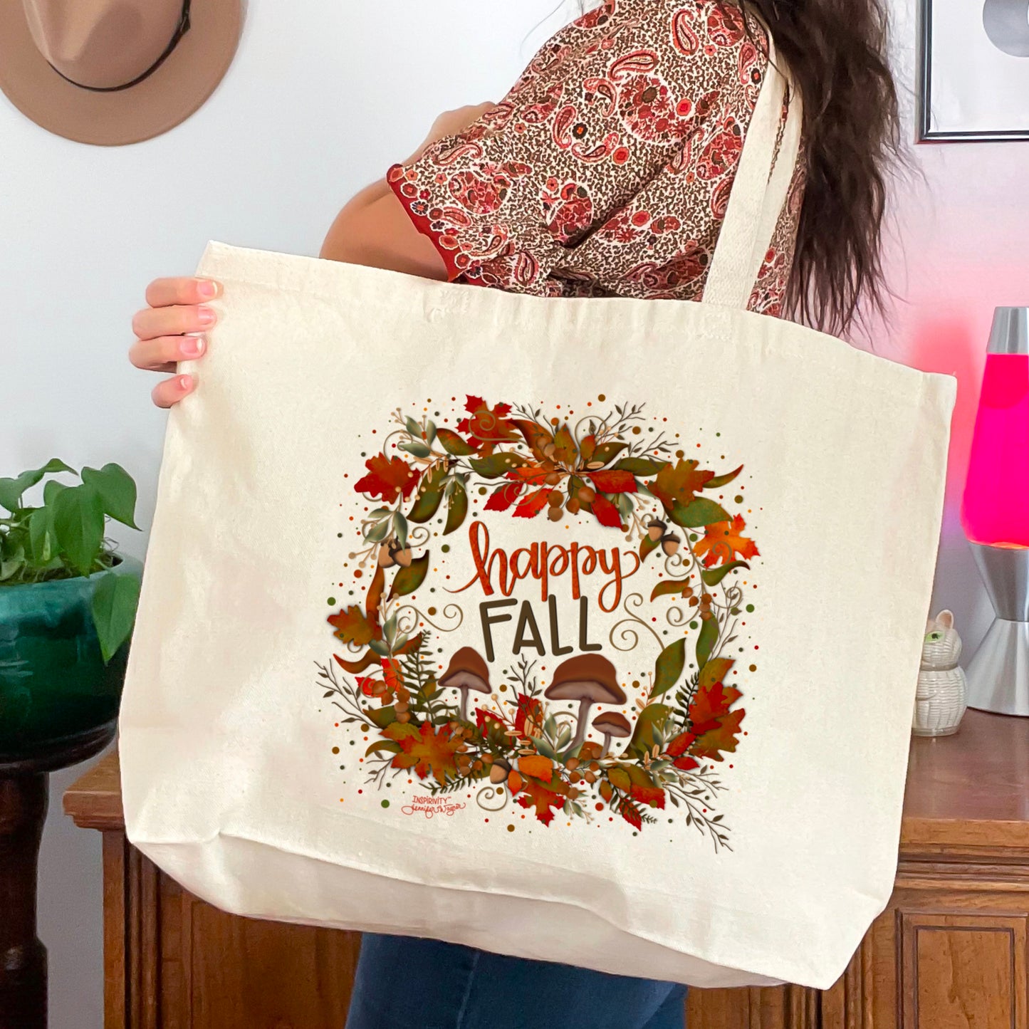 HAPPY FALL TOTEBAG