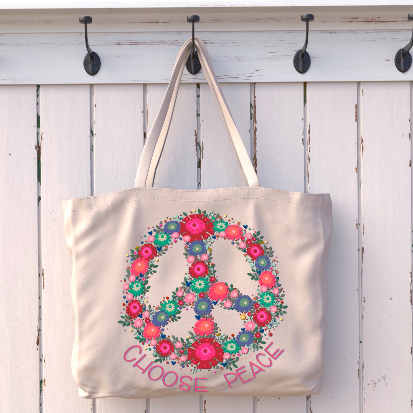 CHOOSE PEACE TOTEBAG
