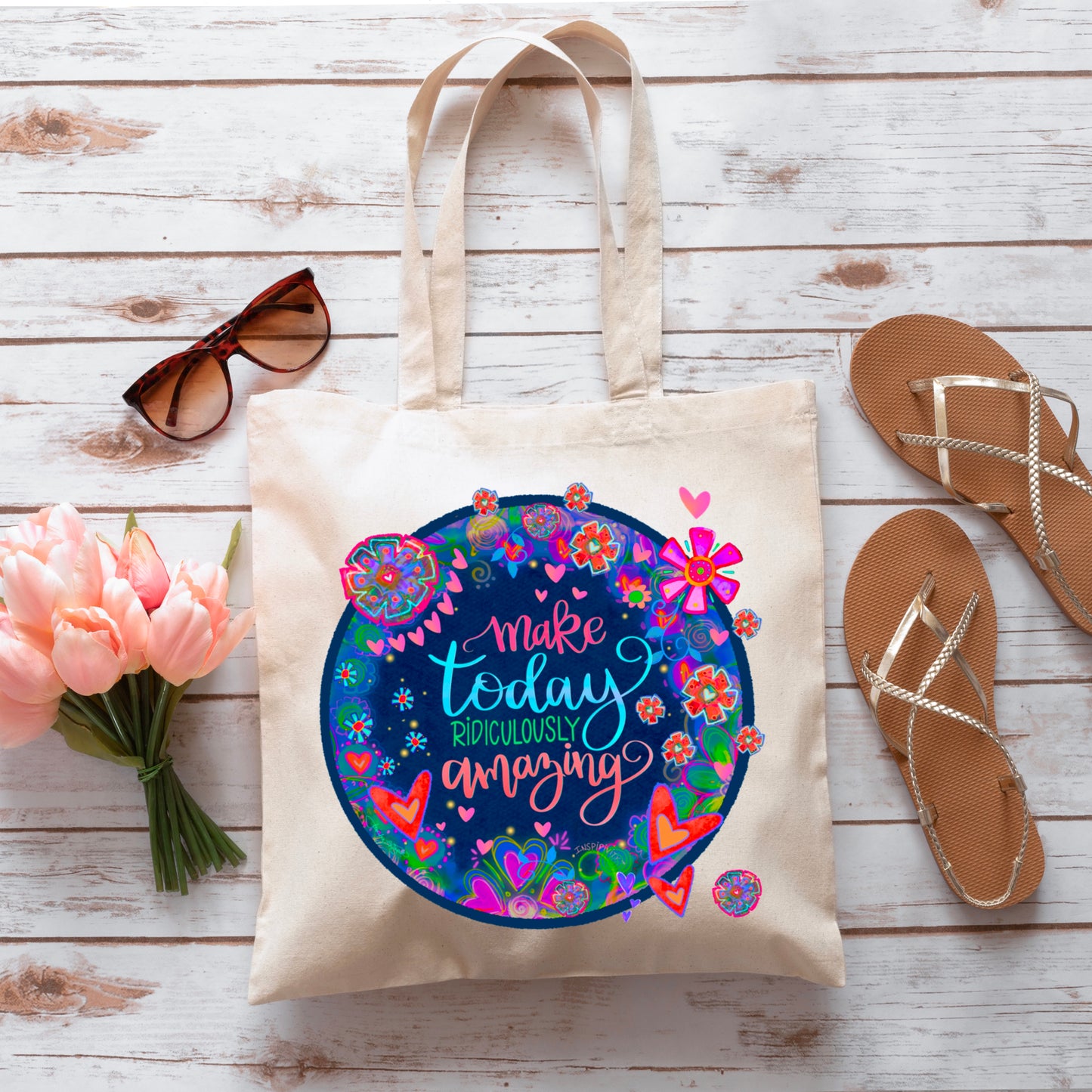MAKE TODAY RIDICULOUSLY AMAZING TOTEBAG