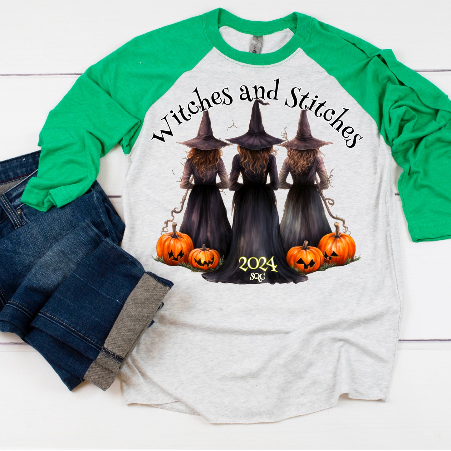 Witches and Stitches ( Front and Back )