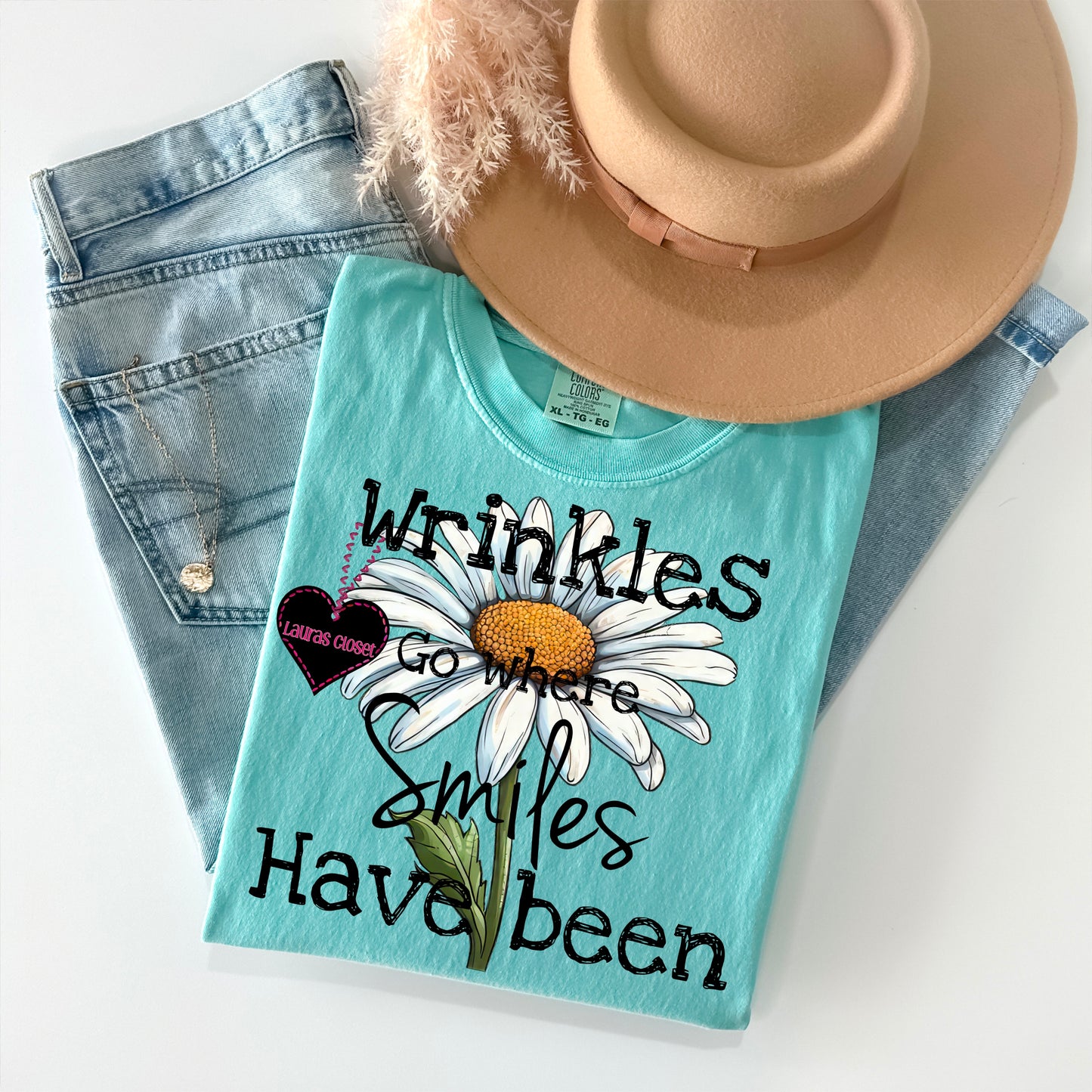 Wrinkle Go Where Smiles have Been - Daisy