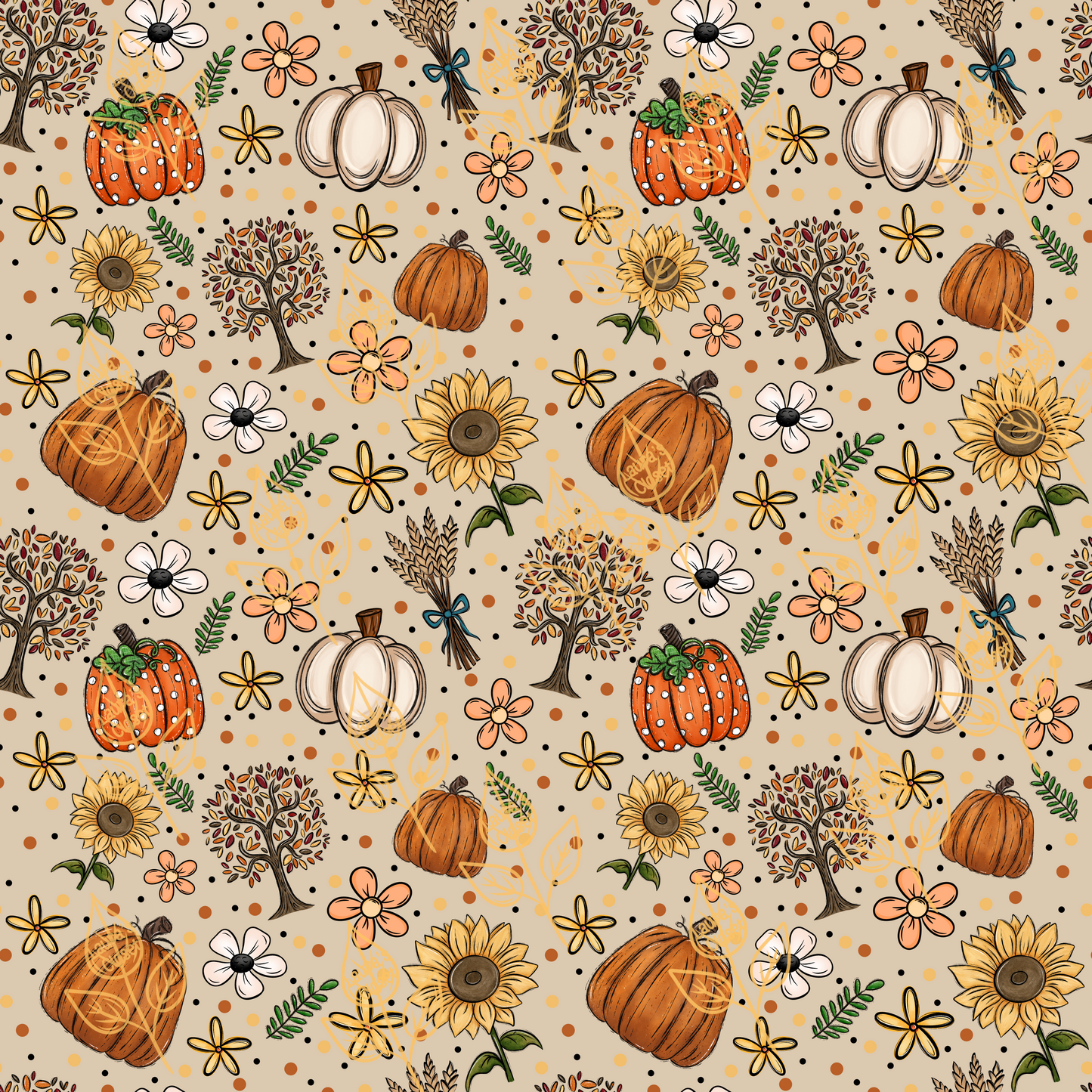PUMPKINS AND TREES - DIGITAL DOWNLOAD