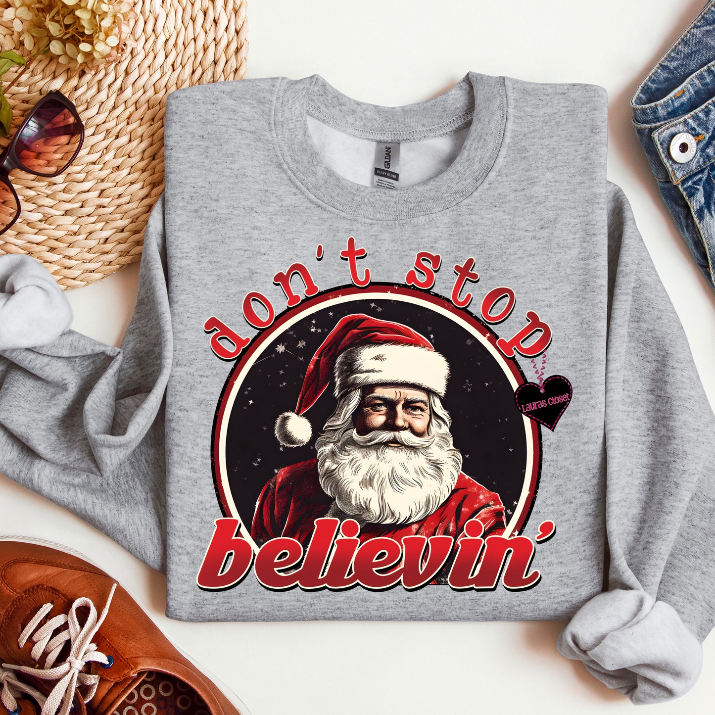 DON’T STOP BELIEVING SANTA