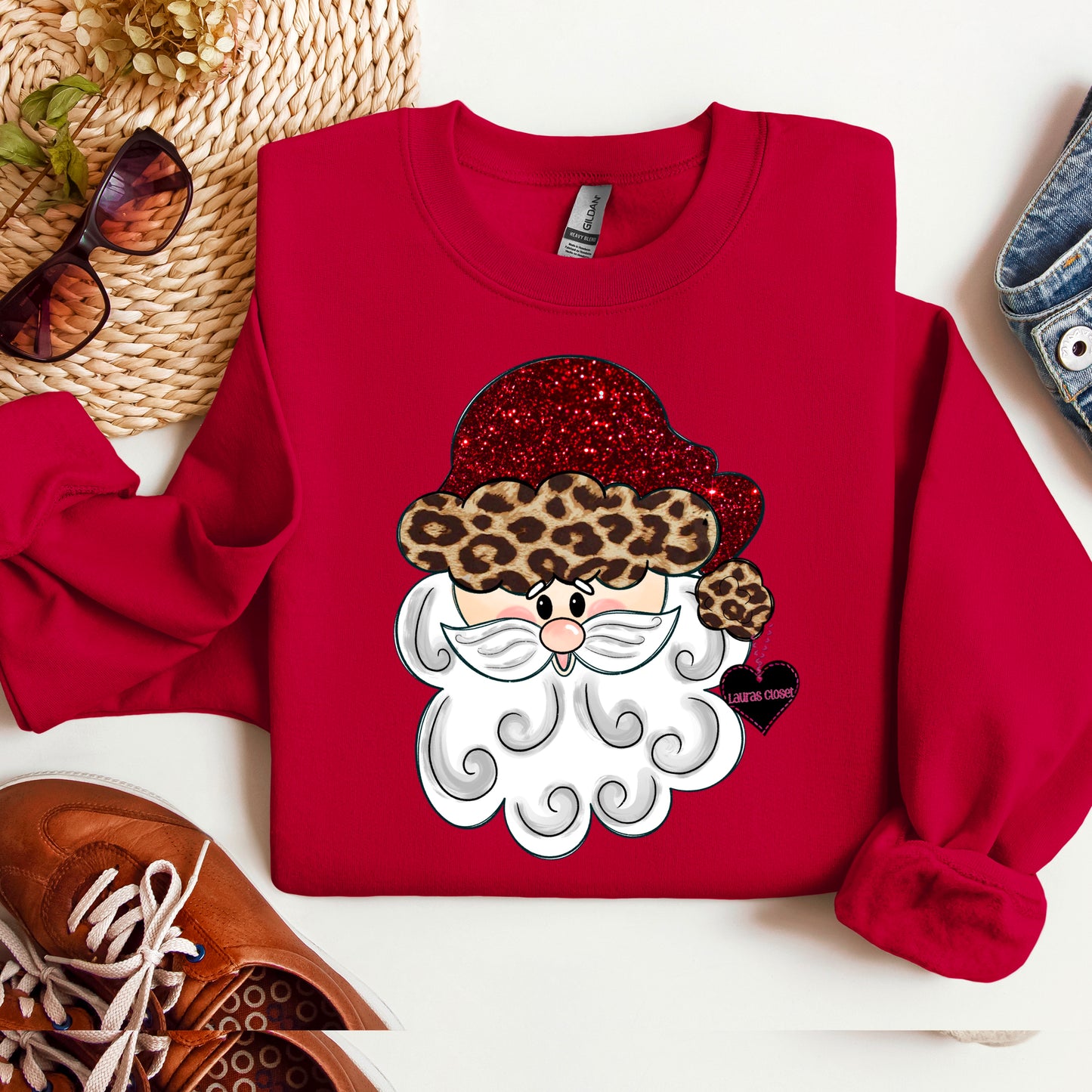 SPARKLE HAT SANTA