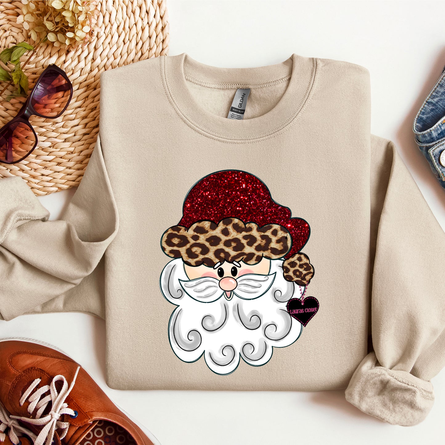 SPARKLE HAT SANTA