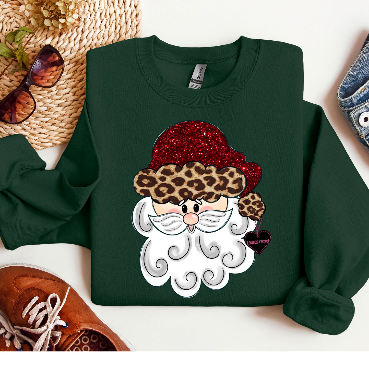 SPARKLE HAT SANTA