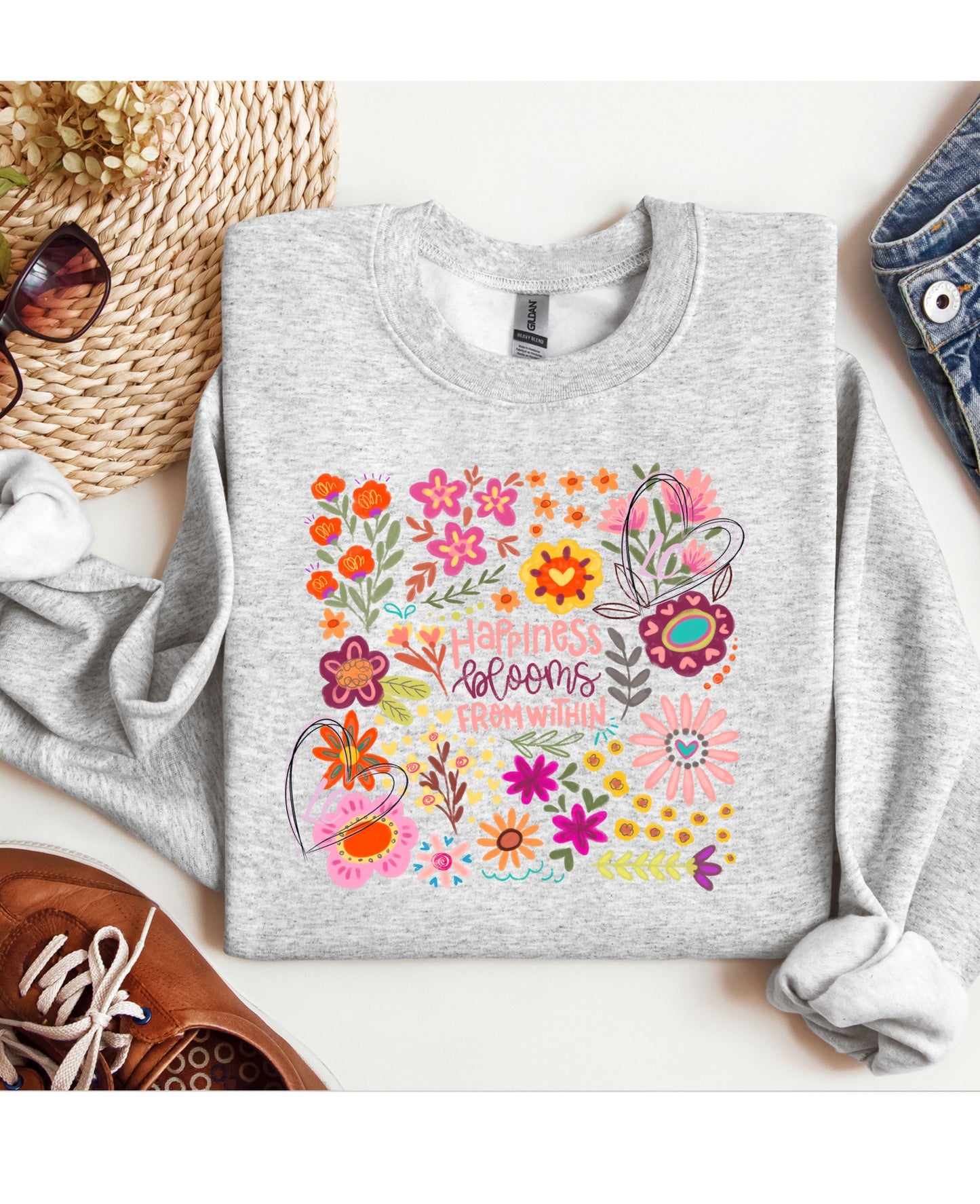 HAPPINESS BLOOMS FROM WITHIN