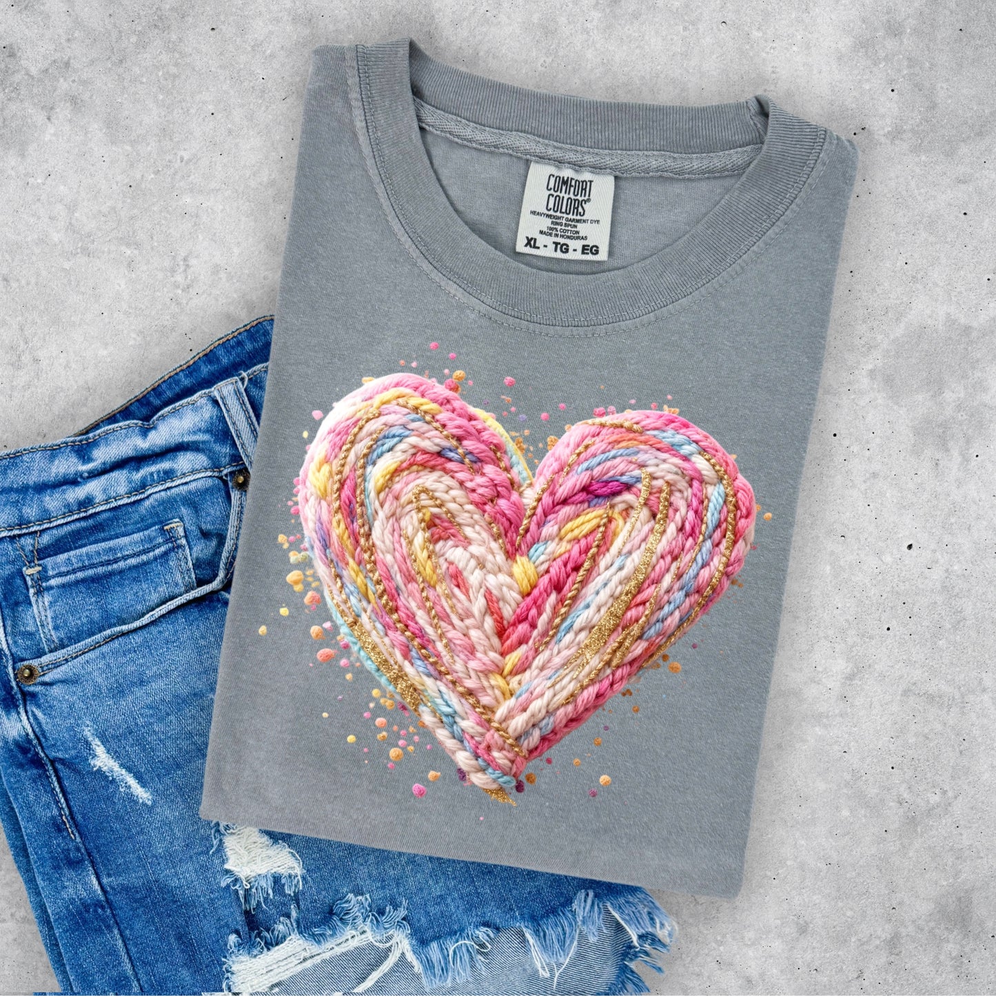 FAUX WOVEN HEART