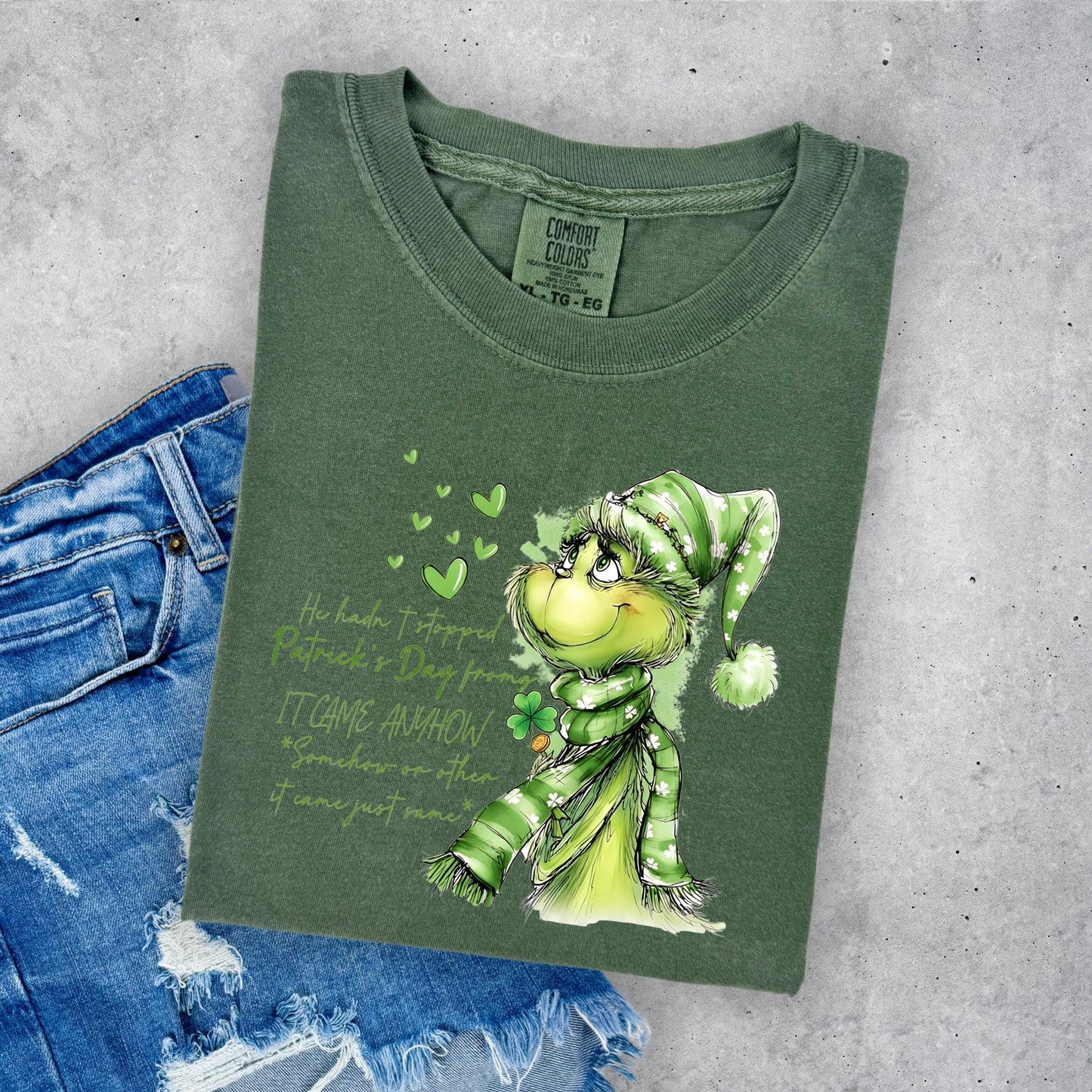 HE HADN'T STOPPED ST. PATRICK'S DAY