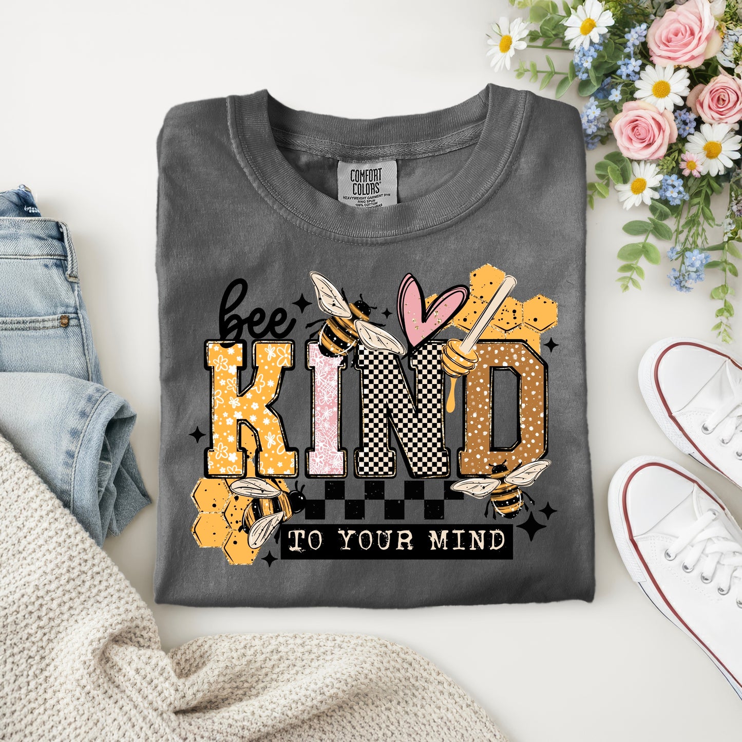 BEE KIND TO YOUR MIND