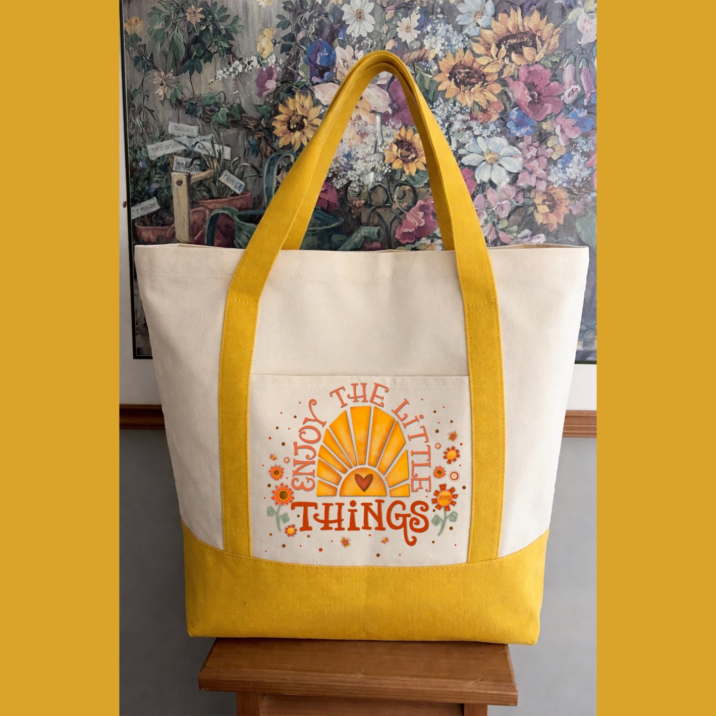 ENJOY THE LITTLE THINGS TOTEBAG