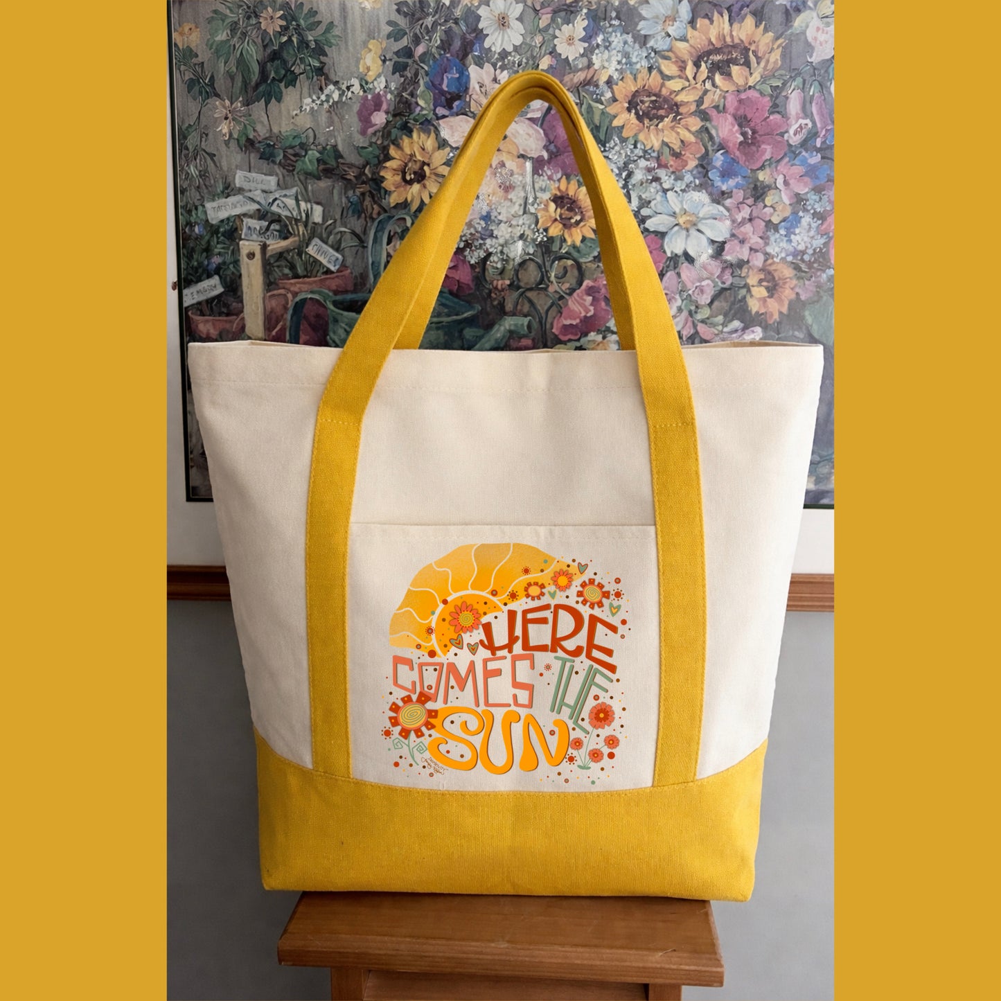 HERE COMES THE SUN TOTEBAG