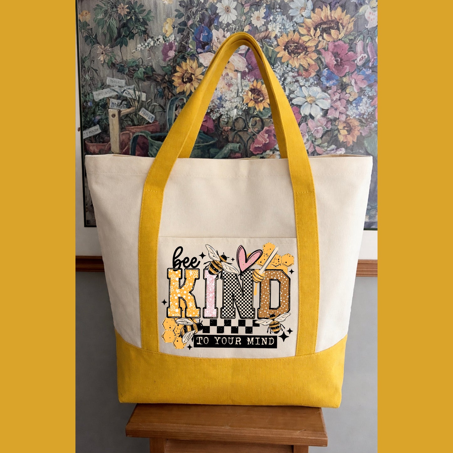 BE KIND TO YOUR MIND TOTEBAG