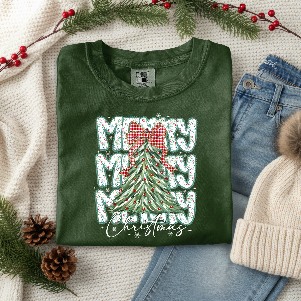 MERRY MERRY CHRISTMAS TREE
