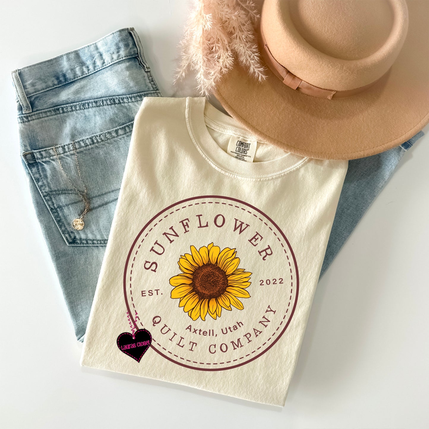 SUNFLOWER QUILT SHOP TEES