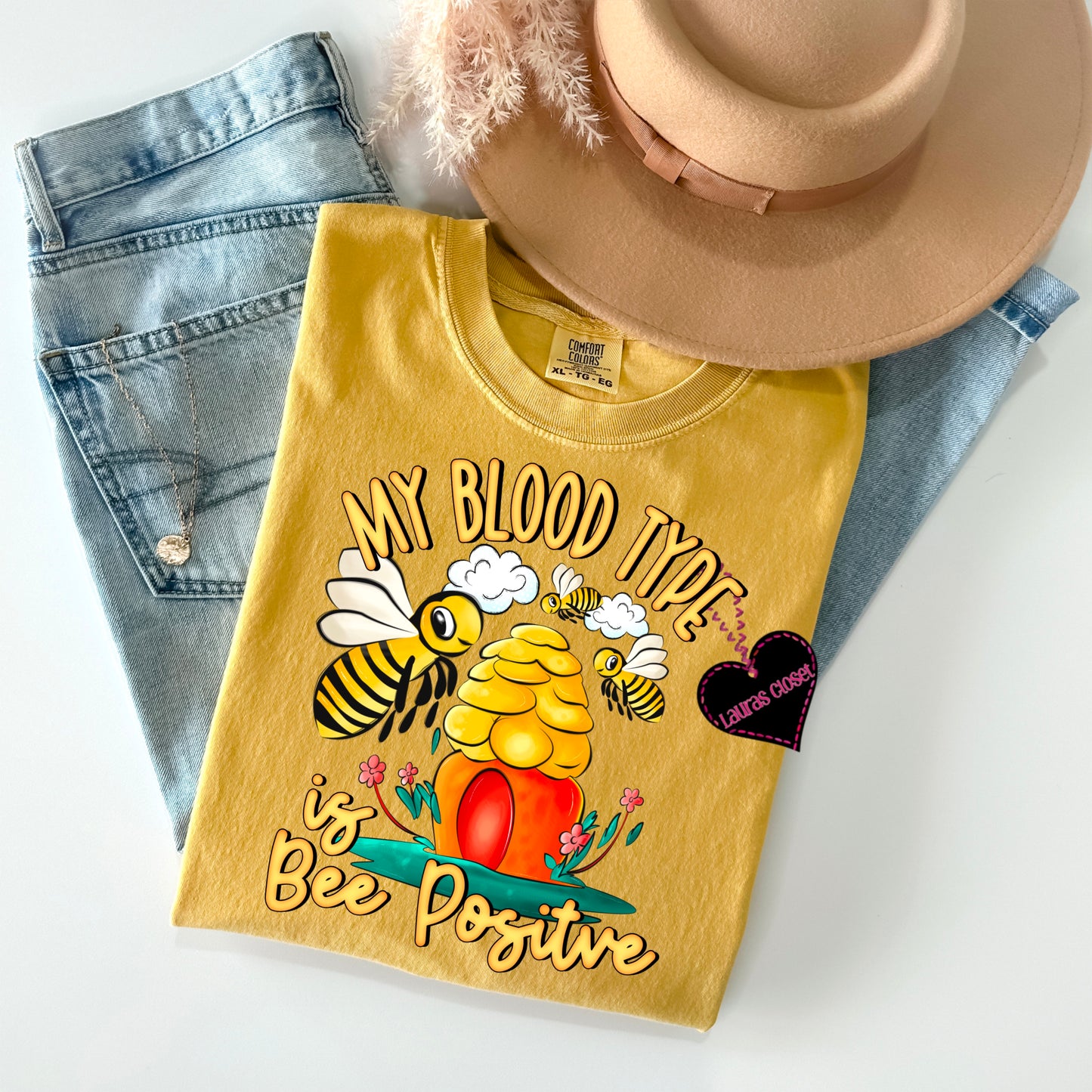 MY BLOOD TYPE IS BEE POSITIVE