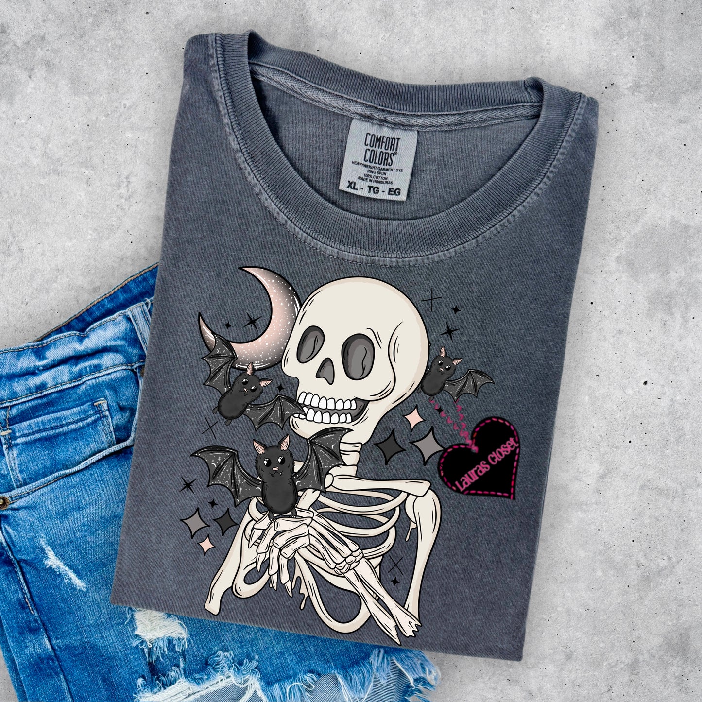 SKELETON AND BATS