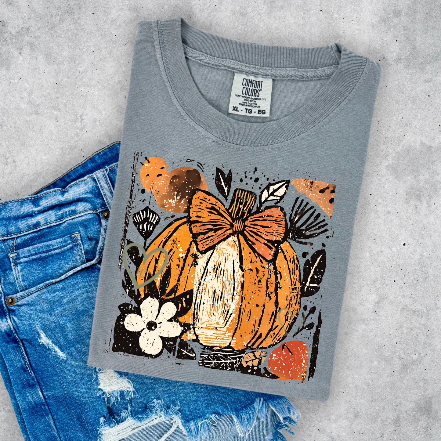RETRO GRUNGE PUMPKIN