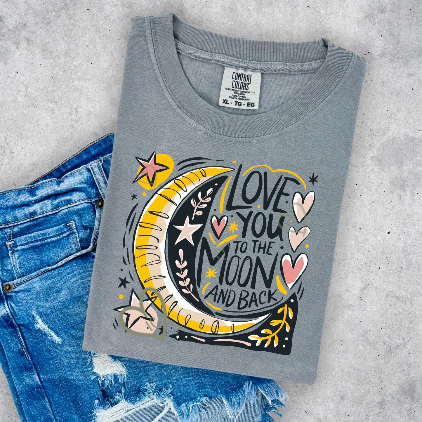 LOVE YOU TO THE MOON AND BACK