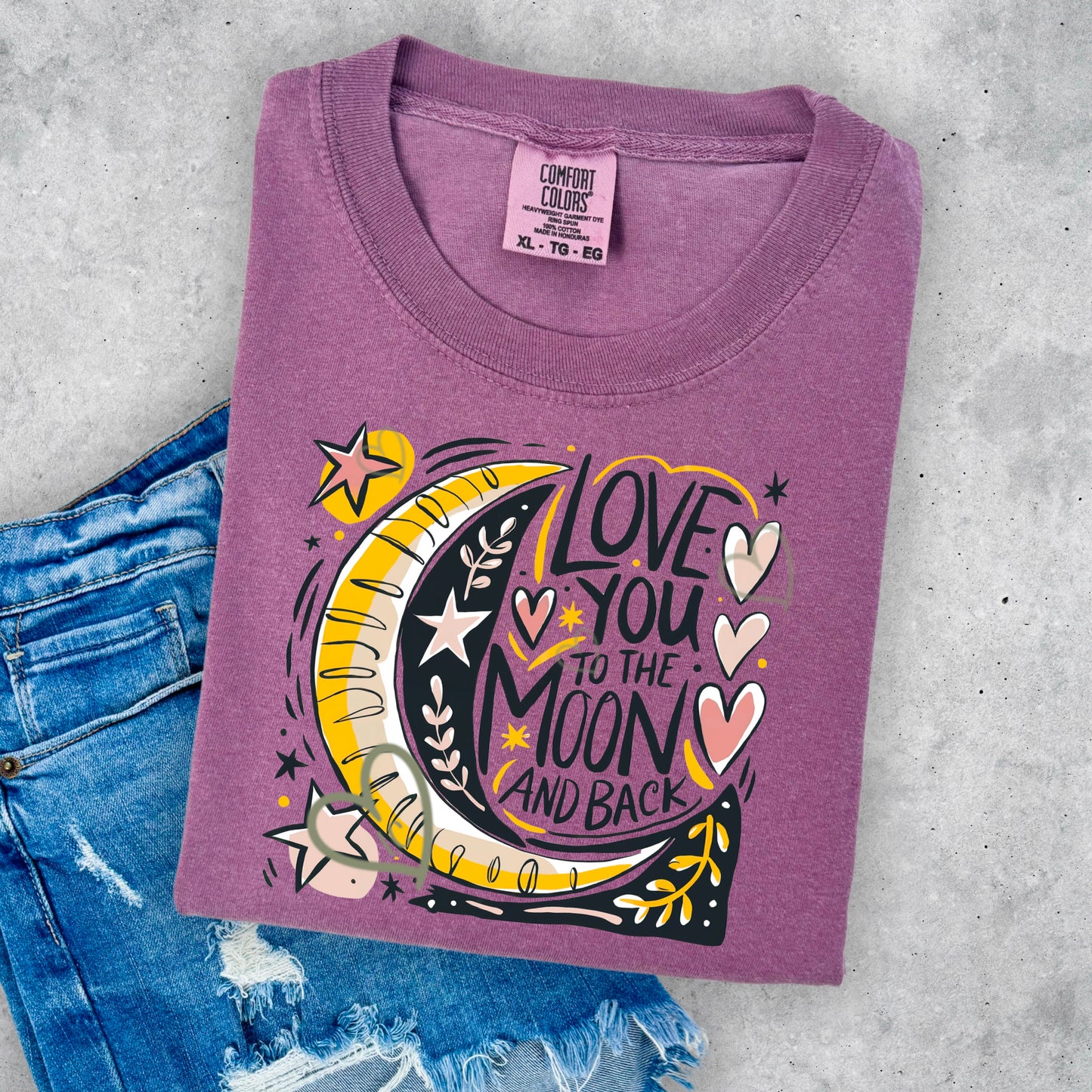 LOVE YOU TO THE MOON AND BACK