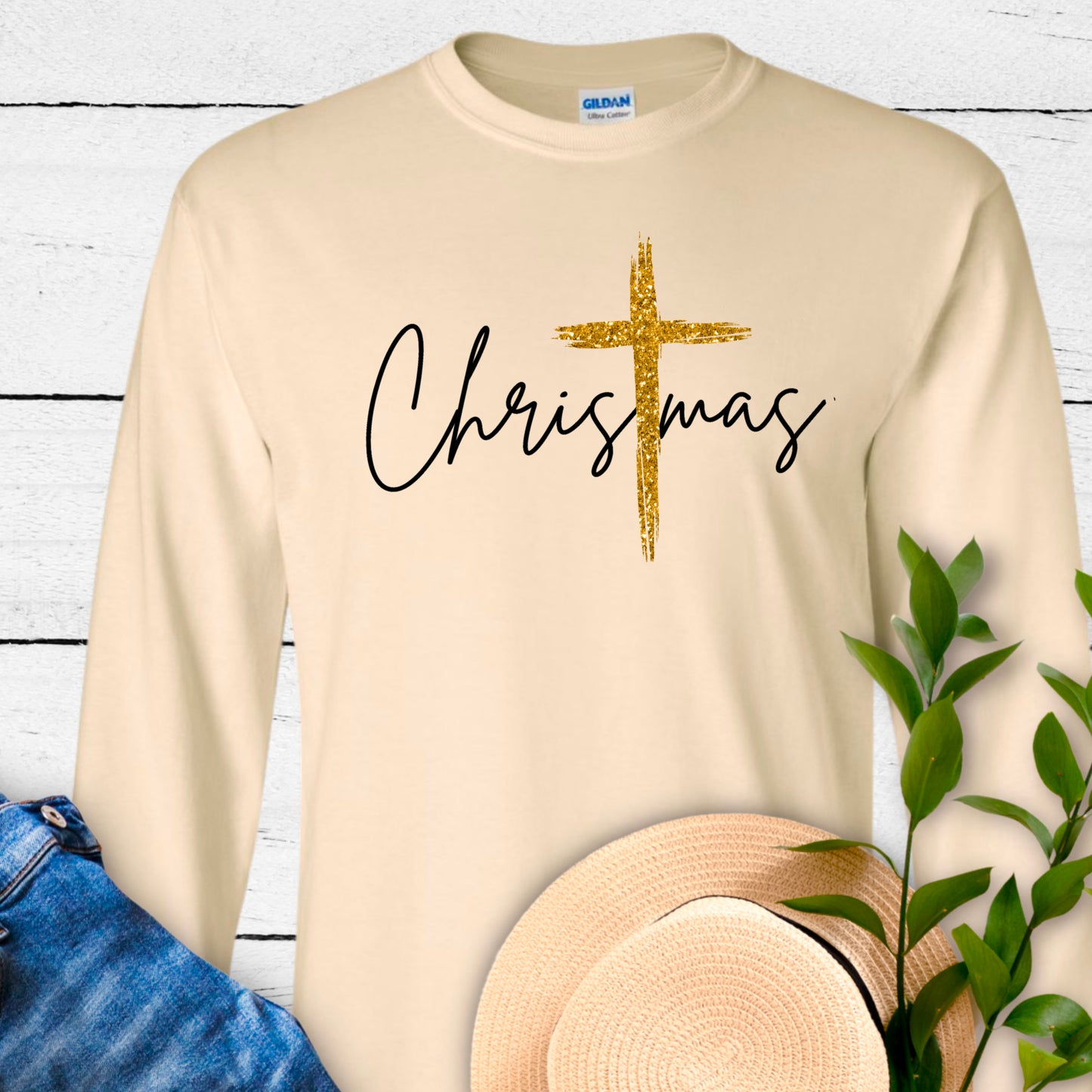 Christmas with Gold Cross